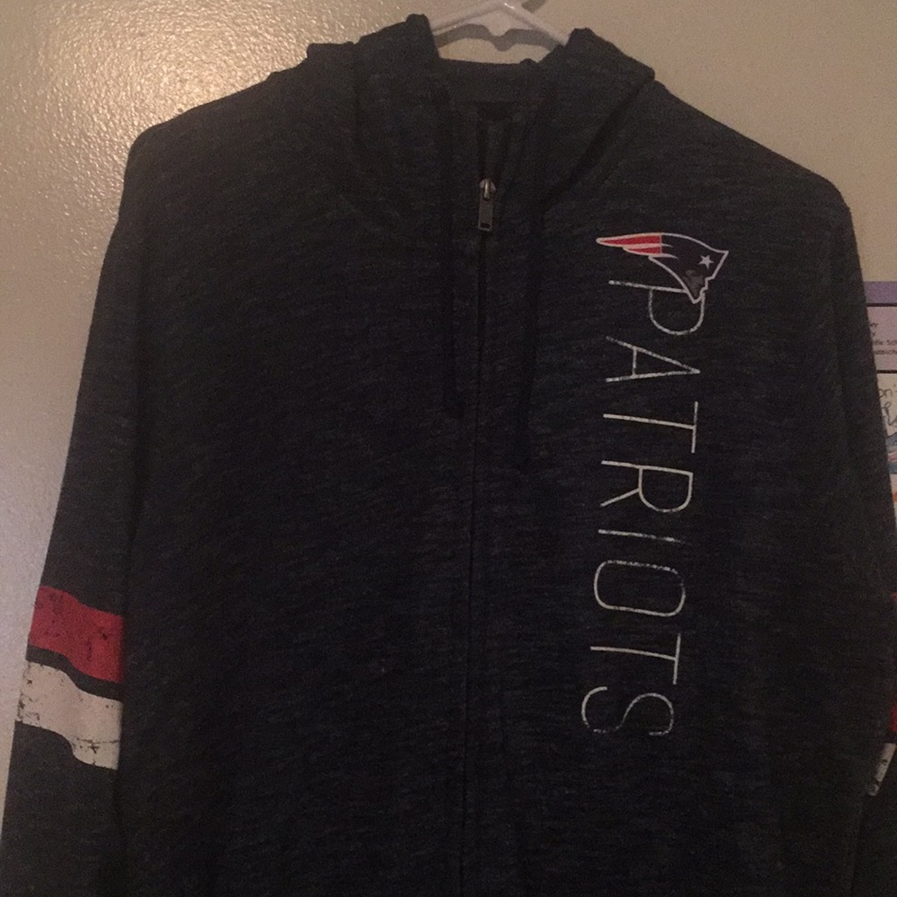 New England Patriots Zip Up Sweatshirt